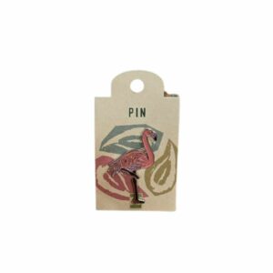 Pin's animaux flamant rose CERZA parc zoologique Normandie