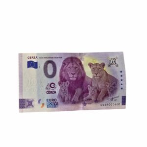 BILLET EURO SOUVENIR 2026 CERZA